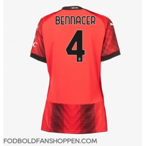 AC Milan Ismael Bennacer #4 Hjemmebanetrøje Dame 2023-24 Kortærmet